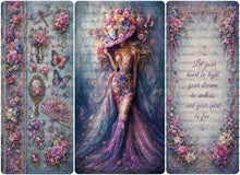Load image into Gallery viewer, Heart Be Light - Bottle Panels Rice Paper by Reba Rose Creations