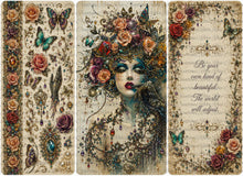 Load image into Gallery viewer, Kind of Beautiful - Bottle Panels Rice Paper by Reba Rose Creations