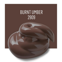 Load image into Gallery viewer, Burnt umber color swatch with a brown background