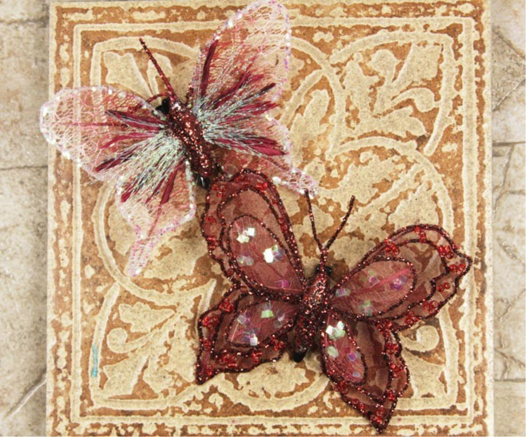 Butterfly with Clip 2 Pcs