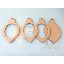 Load image into Gallery viewer, Handcrafted Holiday Traditions MDF Oval Shaker Ornament