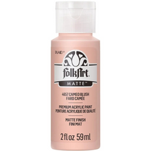 Load image into Gallery viewer, FolkArt acrylic paint bottle in Cameo Blush on a white background
