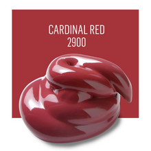 Load image into Gallery viewer, Cardinal Red 2900 color swatch on a red background