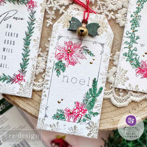 Christmas Chipboard Tags by Redesign with Prima