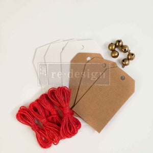 Christmas Chipboard Tags by Redesign with Prima