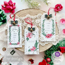 Load image into Gallery viewer, Christmas Chipboard Tags by Redesign with Prima