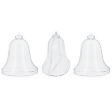 Load image into Gallery viewer, Clear Plastic Bell Ornaments