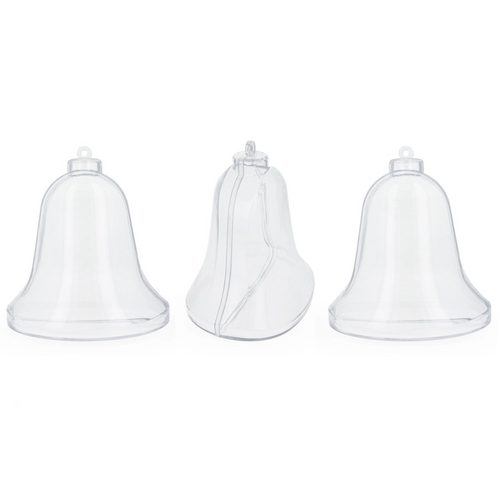 Clear Plastic Bell Ornaments