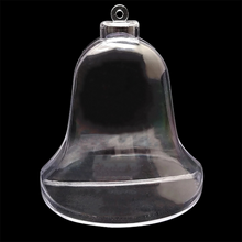 Load image into Gallery viewer, Clear Plastic Bell Ornaments