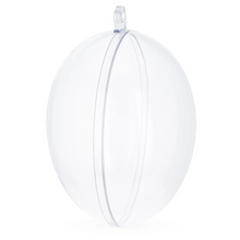 Load image into Gallery viewer, Clear Plastic Egg Ornaments