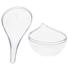 Load image into Gallery viewer, Clear Plastic Waterdrop Ornaments