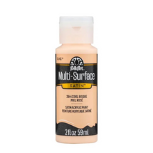 Load image into Gallery viewer, Bottle of FolkArt Multi-Surface Satin acrylic paint in Cool Bisque color on a white background