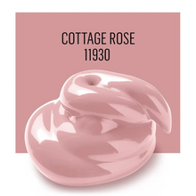 Load image into Gallery viewer, Pink cream swatch with 'Cottage Rose 11930' text on a pink background