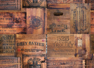 Crate Collage Decoupage Paper, Roycycled Treasures