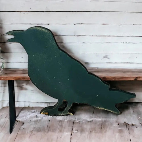 Crow MDF Craft Blank Shelf Sitter