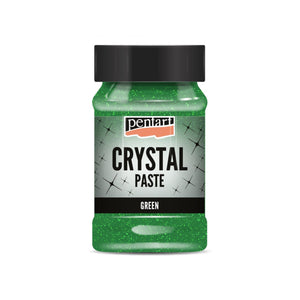 Pentart Crystal Paste, 100 mL Green