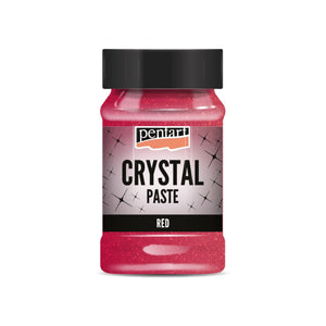 Pentart Crystal Paste, 100 mL Red