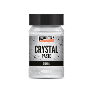 Pentart Crystal Paste, 100 mL Silver