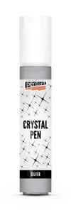 Pentart Crystal Pen, 30 mL Silver