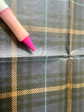 Load image into Gallery viewer, Blue Tartan Roycycled Treasures Decoupage Paper