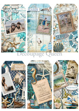 Load image into Gallery viewer, Seaside Greetings Journal Pack by Decoupage Queen 12