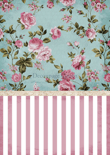 Cottontail Background Rice Paper by Decoupage Queen
