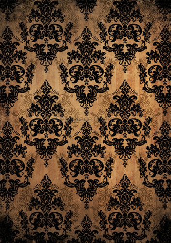 Gothic Damask Rice Paper by Decoupage Queen