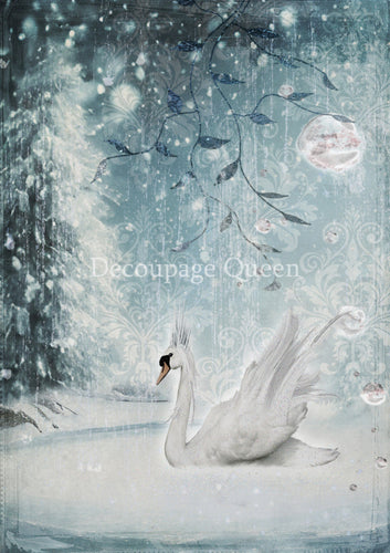 Majestic Winter Rice Paper by Decoupage Queen