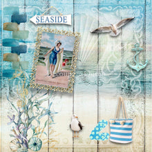 Load image into Gallery viewer, Seaside Greetings Scrapbook Set, Decoupage Queen 05