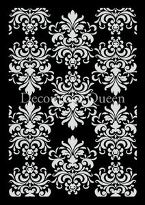 Decoupage Queen Spring Damask Stencil, 0020