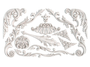 Dainty Flourishes Mould by IOD, Iron Orchid Designs 3