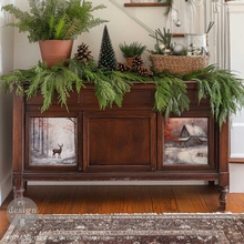 Load image into Gallery viewer, Redesign with Prima Decoupage Fiber Pack Dashing Through the Pines