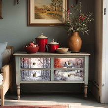 Load image into Gallery viewer, Redesign with Prima Decoupage Fiber Pack Dashing Through the Pines