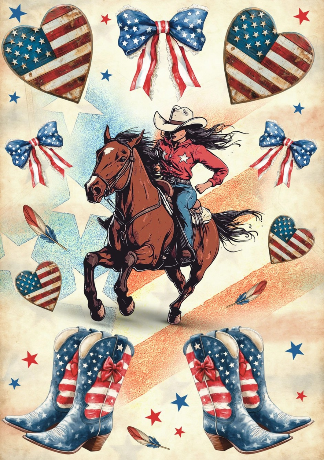 Cowgirl Rice Paper by European Excellency