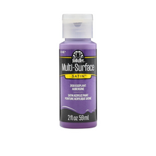 Load image into Gallery viewer, Bottle of FolkArt Multi-Surface Satin acrylic paint in eggplant color on a white background