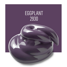 Load image into Gallery viewer, Purple swirled object with 'Eggplant 2930' text on a purple background