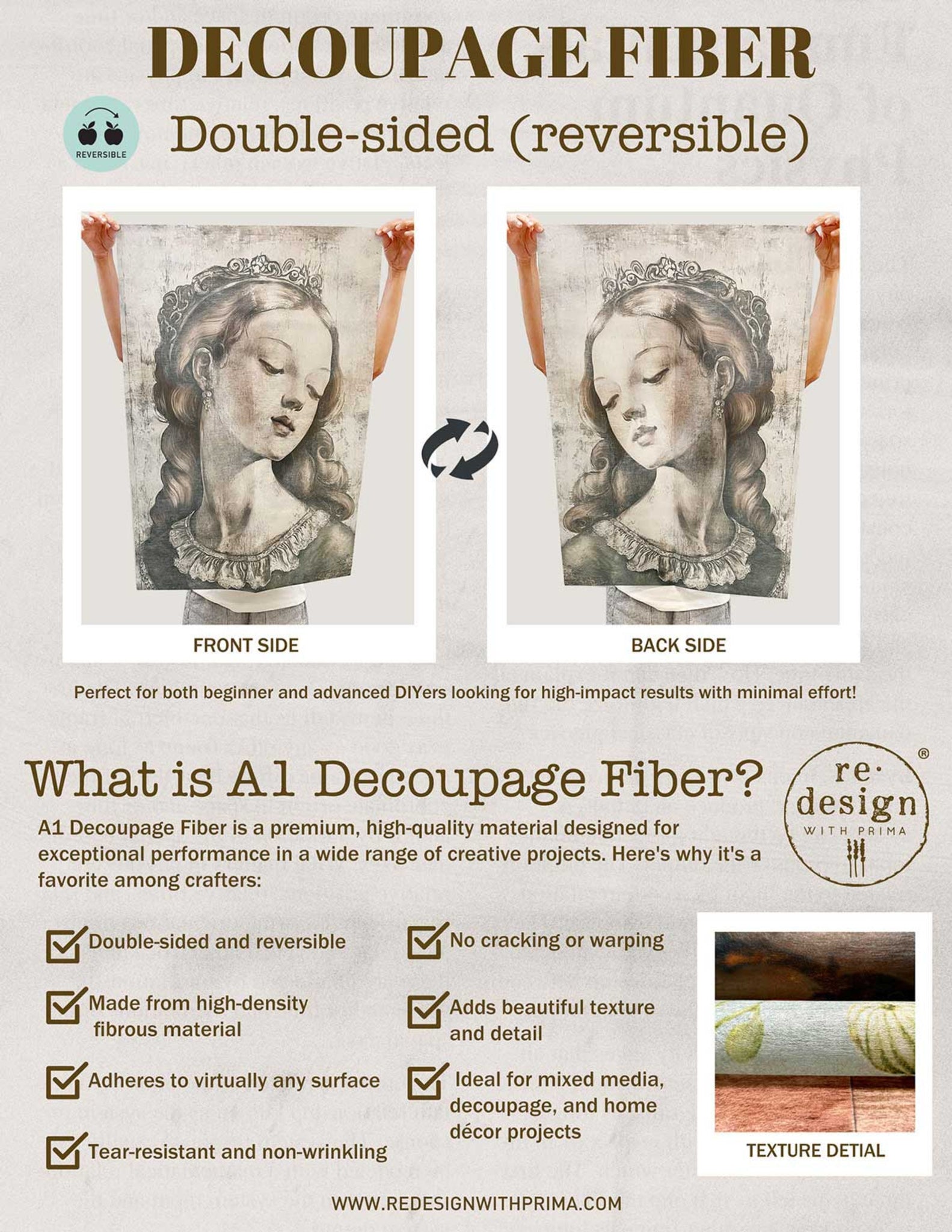 Ethereal Rosebush Decoupage Fiber for Redesign with Prima – My ...