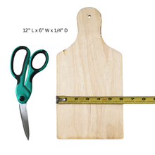 Load image into Gallery viewer, 12" Unfinished Wood Cutting Board