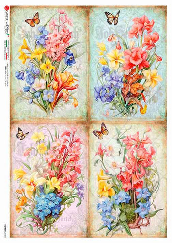 Flowers 0421 Paper Designs Washipaper Spring Wildflower Bundle