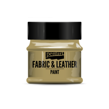 Load image into Gallery viewer, Pentart Fabric and Leather Paint, Glittering Gold