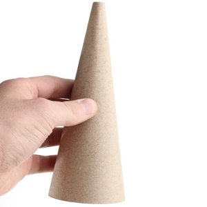 Fiberboard Doll or Craft Cone, 6.80", Tussy Mussy, Ornament