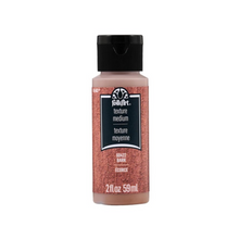 Load image into Gallery viewer, A bottle of Folk Art Texture Medium paint in shade 60422 Bark, featuring a black cap and a textured pinkish-brown label on a white background.