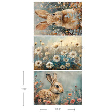 Load image into Gallery viewer, Redesign with Prima Decoupage Fiber Pack Garden Bunny Tales