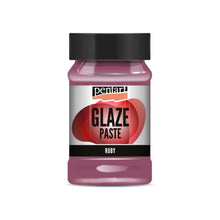 Load image into Gallery viewer, Pentart Glaze paste, 100 mL Ruby