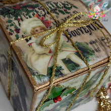 Load image into Gallery viewer, Christmas Squares Rice Paper by Decoupage Queen, A3 Size