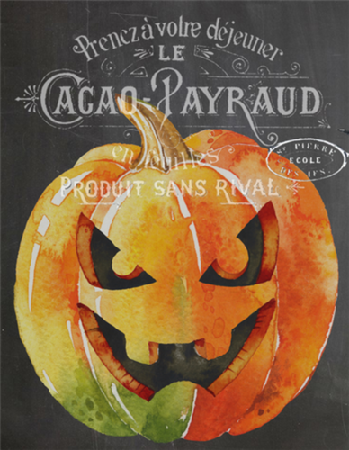Cacao Payraud Pumpkin by Monahan Papers