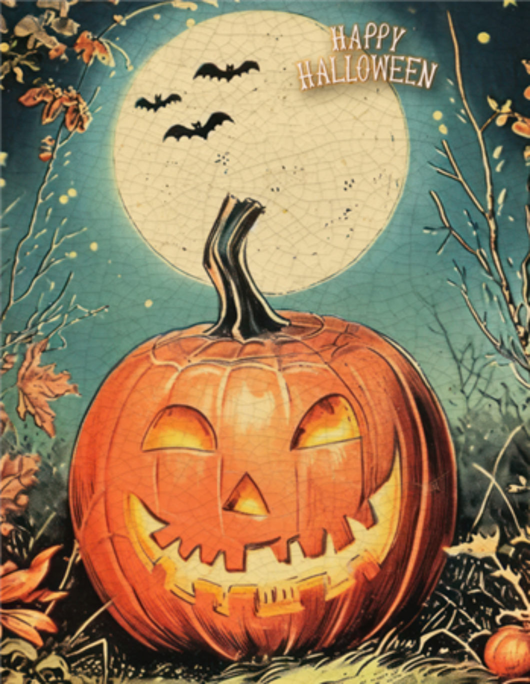 Happy Halloween Pumpkin by Monahan Papers