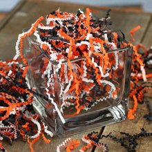 Load image into Gallery viewer, Halloween Crinkle Shredded Basket Filler, 2oz