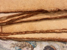 Load image into Gallery viewer, Handmade Deckled Edge Coffee Colored Paper Bundles by Monahan Papers