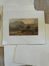 Load image into Gallery viewer, Landscape print on a textured surface